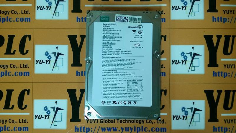 SEAGATE ST380011A 80GB HARD DISK DIVER - 裕益科技自動化設備可程式編碼器PLC分散式控制系統DCS